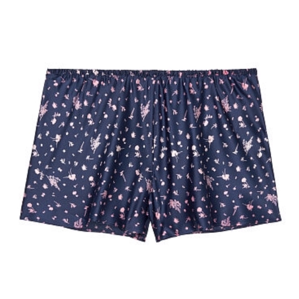 NEW VS Satin Ombré Sleep Lounge Shorts Medium - Picture 2 of 6